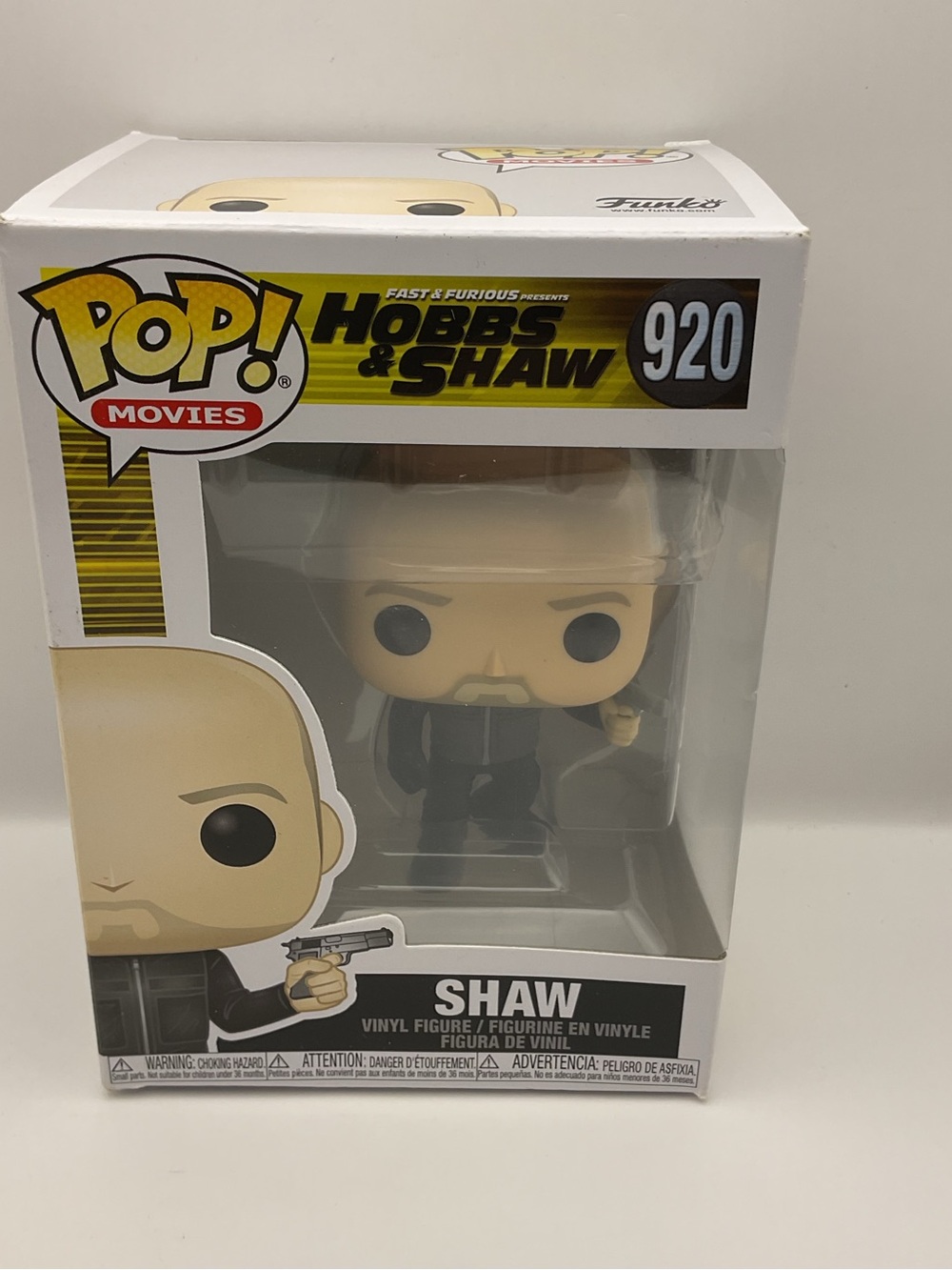 Funko Pop‎ (920) Hobbs & Shaw Fast & Furious Presents Movies Pistol